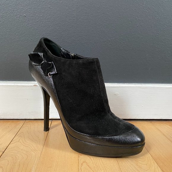 Christian Dior Leather and Suede Ankle Boots - Picture 1 of 6